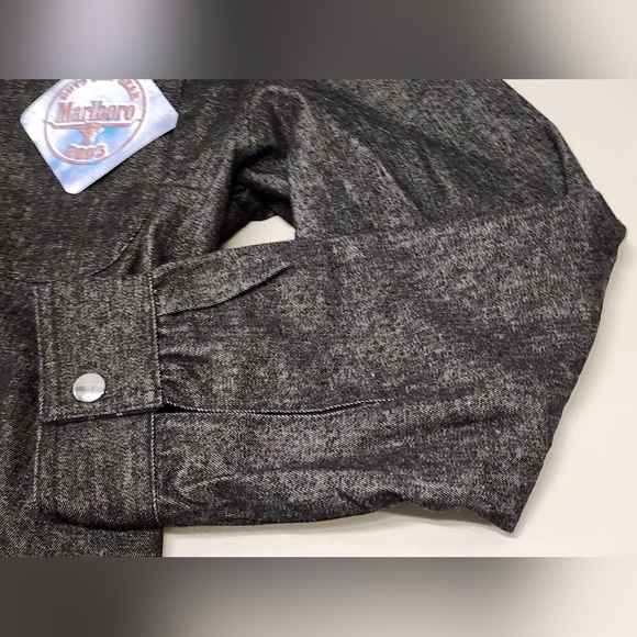 Vintage Men's Marlboro Reversible Jacket Shirt Size XL - Picture 3 of 13